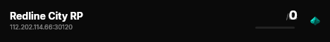 Redline City RP live status badge