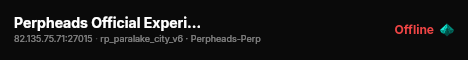 Perpheads Official Experimental Testing Server (POETS) live status badge