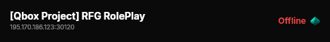 [Qbox Project] RFG RolePlay live status badge