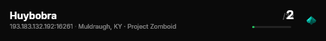 Huybobra live status badge