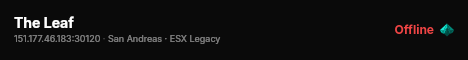 The Leaf live status badge