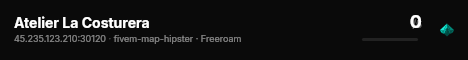 Atelier La Costurera live status badge