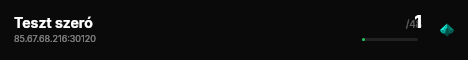 Teszt szeró live status badge