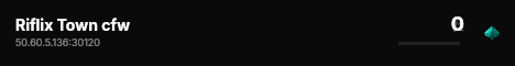 Riflix Town cfw live status badge