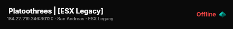  Platoothrees | [ESX Legacy] live status badge