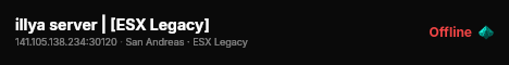 illya server | [ESX Legacy] live status badge