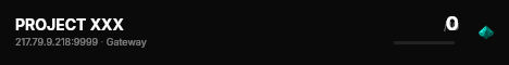 PROJECT XXX live status badge
