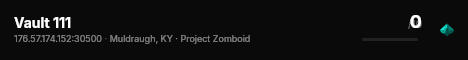 Vault 111 live status badge