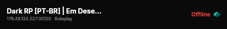 DARK CORE RP live status badge