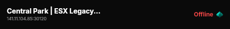 Central Park | ESX Legacy Server live status badge