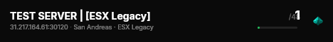 TEST SERVER | [ESX Legacy] live status badge