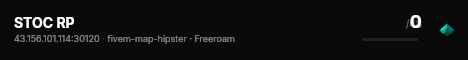 STOC RP live status badge