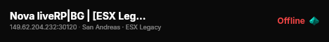 Nova liveRP|BG | [ESX Legacy] live status badge