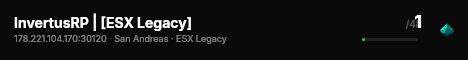 InvertusRP | [ESX Legacy] live status badge