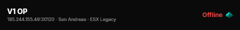 V1 OP live status badge