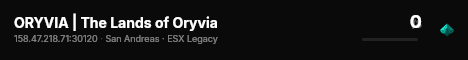 ORYVIA | The Lands of Oryvia live status badge