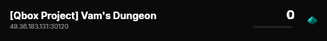 [Qbox Project] Vam's Dungeon live status badge