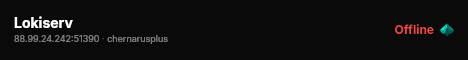 Lokiserv live status badge