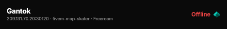 Gantok live status badge