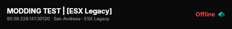 MODDING TEST | [ESX Legacy] live status badge