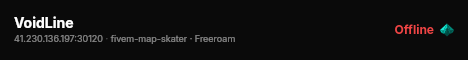 VoidLine live status badge