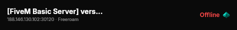[FiveM Basic Server] versus_cars live status badge