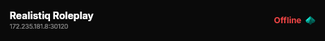 Realistiq Roleplay live status badge