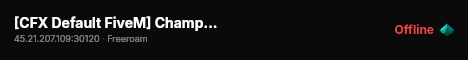 Champagne Problems built with CFX Default FiveM! live status badge