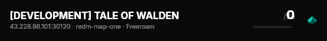 [DEVELOPMENT] TALE OF WALDEN live status badge