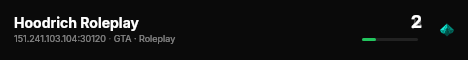 Hoodrich Roleplay live status badge