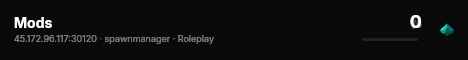 Mods live status badge