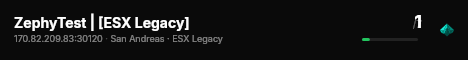 ZephyTest | [ESX Legacy] live status badge