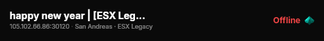 happy new year | [ESX Legacy] live status badge