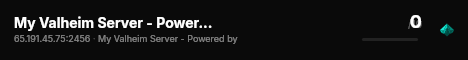 Servheim live status badge