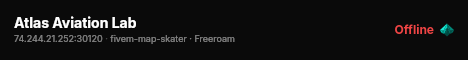 Atlas Aviation Lab live status badge