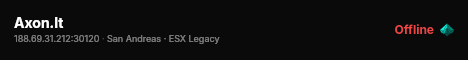 Axon.lt live status badge