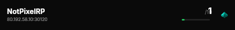 NotPixelRP live status badge