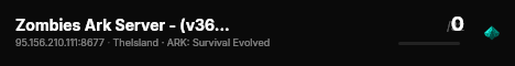 Zombies Ark Server - (v361.7) live status badge