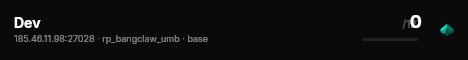 Dev live status badge