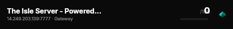 The Isle Server - Powered by ZenKho live status badge