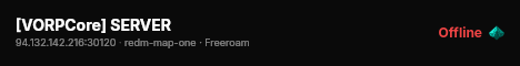 [VORPCore] SERVER live status badge