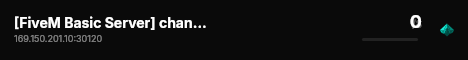 [FiveM Basic Server] change-me live status badge