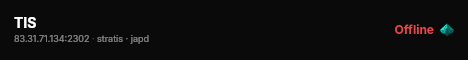 TIS live status badge