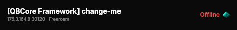 [QBCore Framework] change-me live status badge