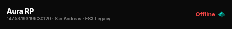 Aura RP live status badge