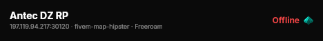 Antec DZ RP live status badge