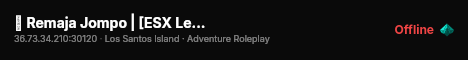 🐚 Remaja Jompo | [ESX Legacy] live status badge