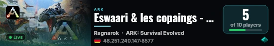 Eswaari & les copaings - (v361.7) live status badge