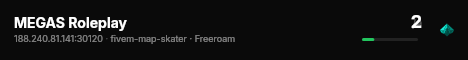 MEGAS Roleplay live status badge