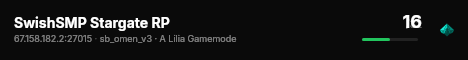 SwishSMP Stargate RP live status badge
